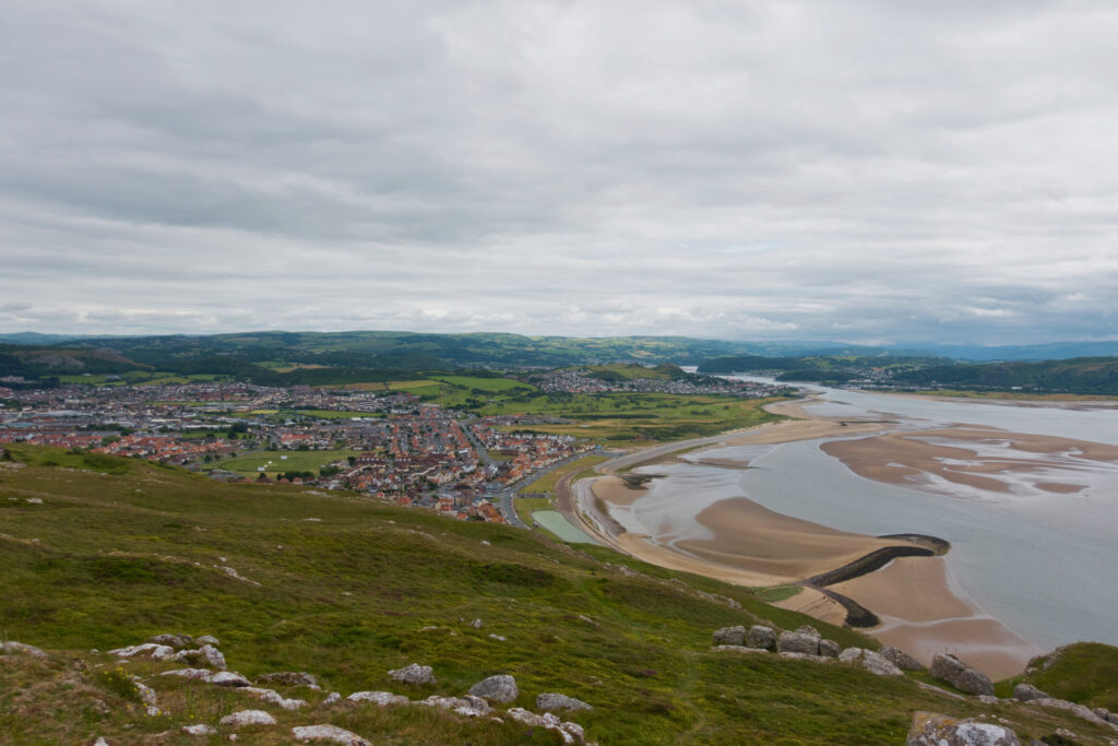 View from on West Shore Beach from Great Orme