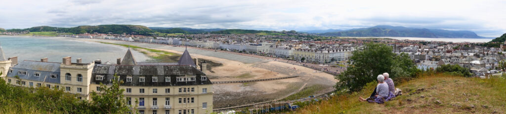 Panorama view from Llandudno